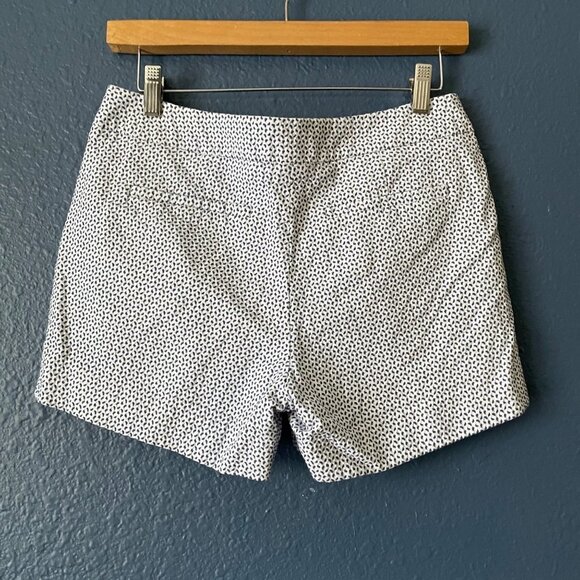 St. Tropez West Polka Dot Mid Rise Classic Shorts Women's Size 4 Preppy Stretch - Picture 2 of 7